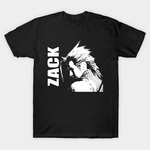 Zack - Final Fantasy VII T-Shirt by thethirddriv3r